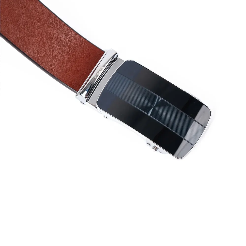 DÂY LƯNG DA BÒ MÀU NÂU KHÓA TỰ ĐỘNG DL04