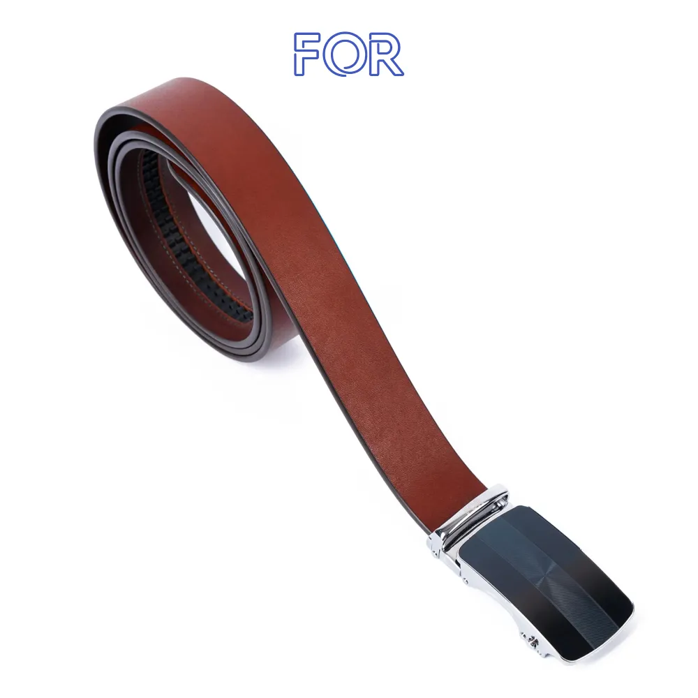 DÂY LƯNG DA BÒ MÀU NÂU KHÓA TỰ ĐỘNG DL04