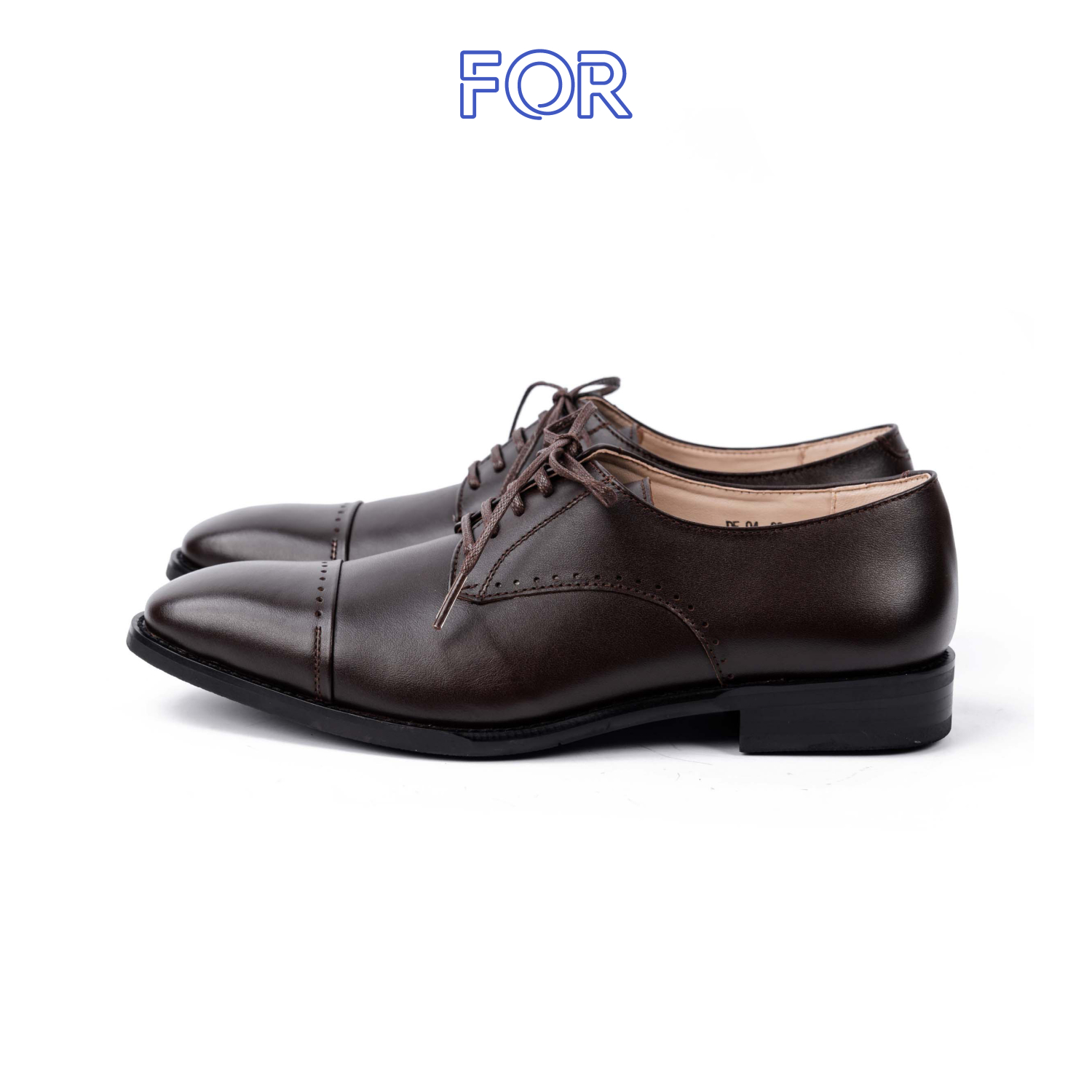 GIÀY BROGUE DERBY DA BÒ MÀU NÂU CHOCOLATE DF04