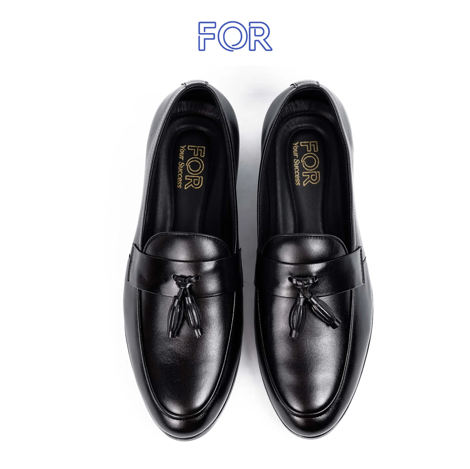 GIÀY LƯỜI TASSEL LOAFERS MÀU ĐEN TLF01
