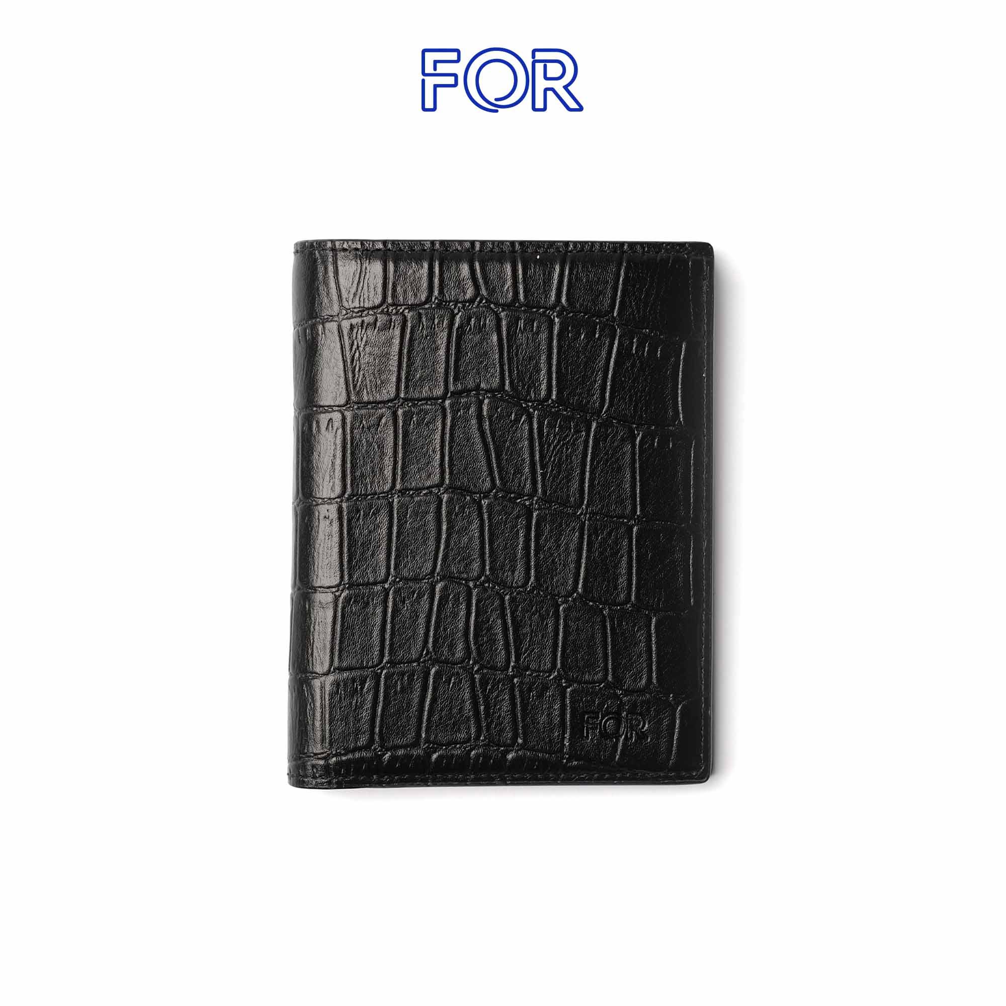 VÍ MỀM DA BÒ VÂN CÁ SẤU V74D-D