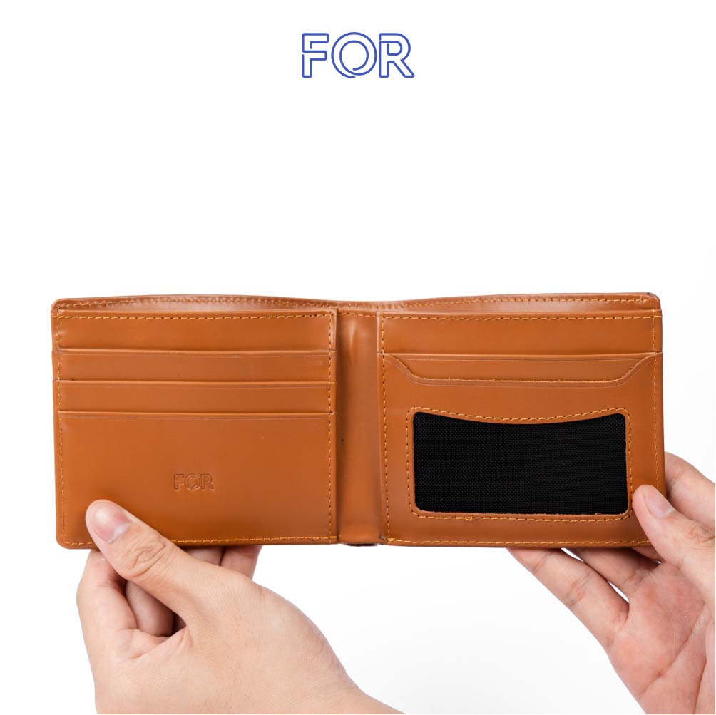 VÍ NGANG DA PATENT BÓNG MỜ MÀU VÀNG V64V-N