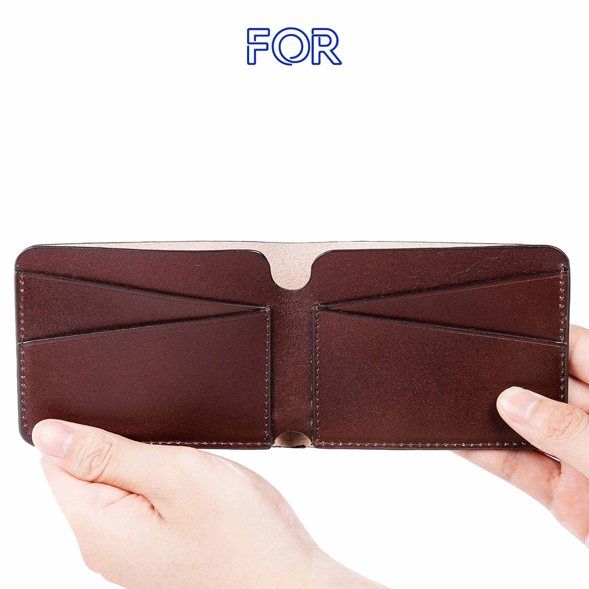 VÍ DA BÒ MINI 1 NGĂN MÀU NÂU – V97N-N