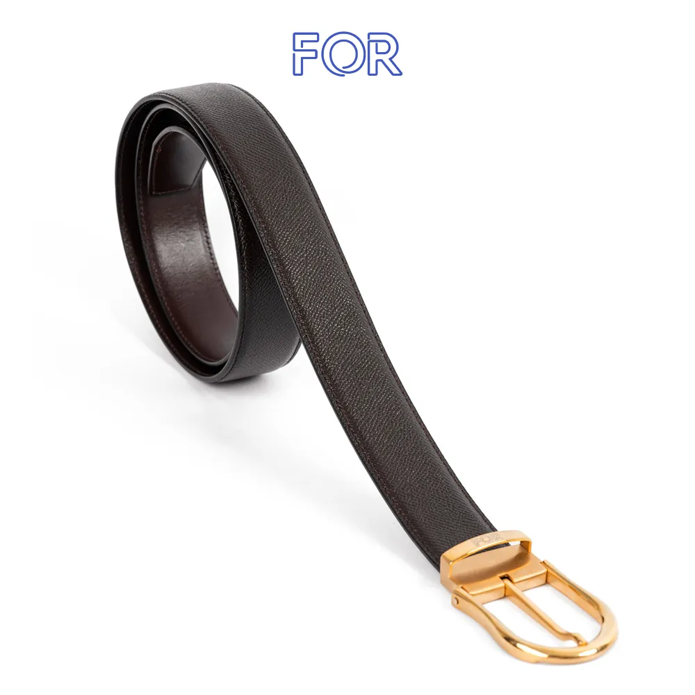 DÂY LƯNG DA BÒ EPSOM RAY CAO CẤP MẶT KHÓA KIM DL22