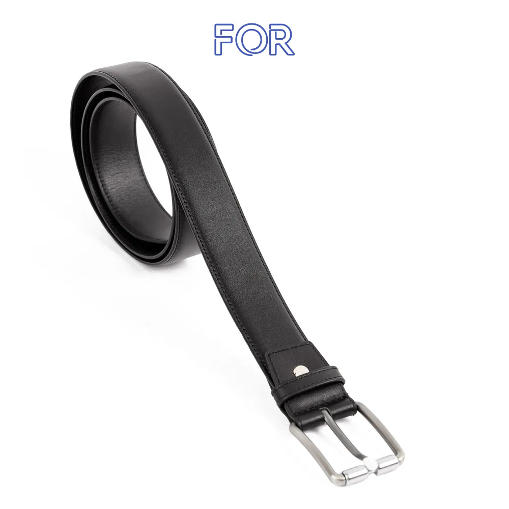 DÂY LƯNG DA BÒ TRƠN MẶT KHÓA KIM DL20