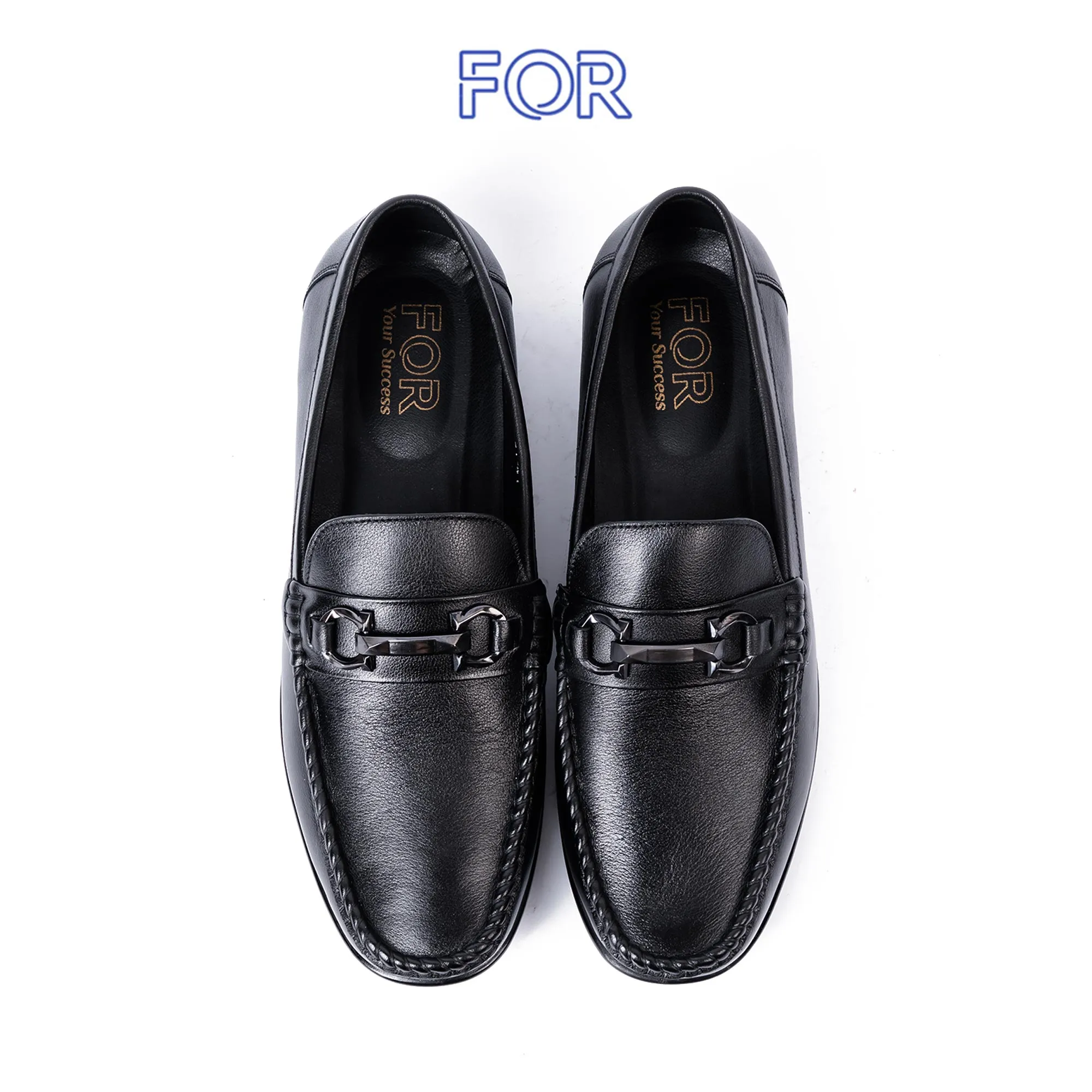 GIÀY LƯỜI MOCCASIN DA BÒ CÓ KHUY MF54