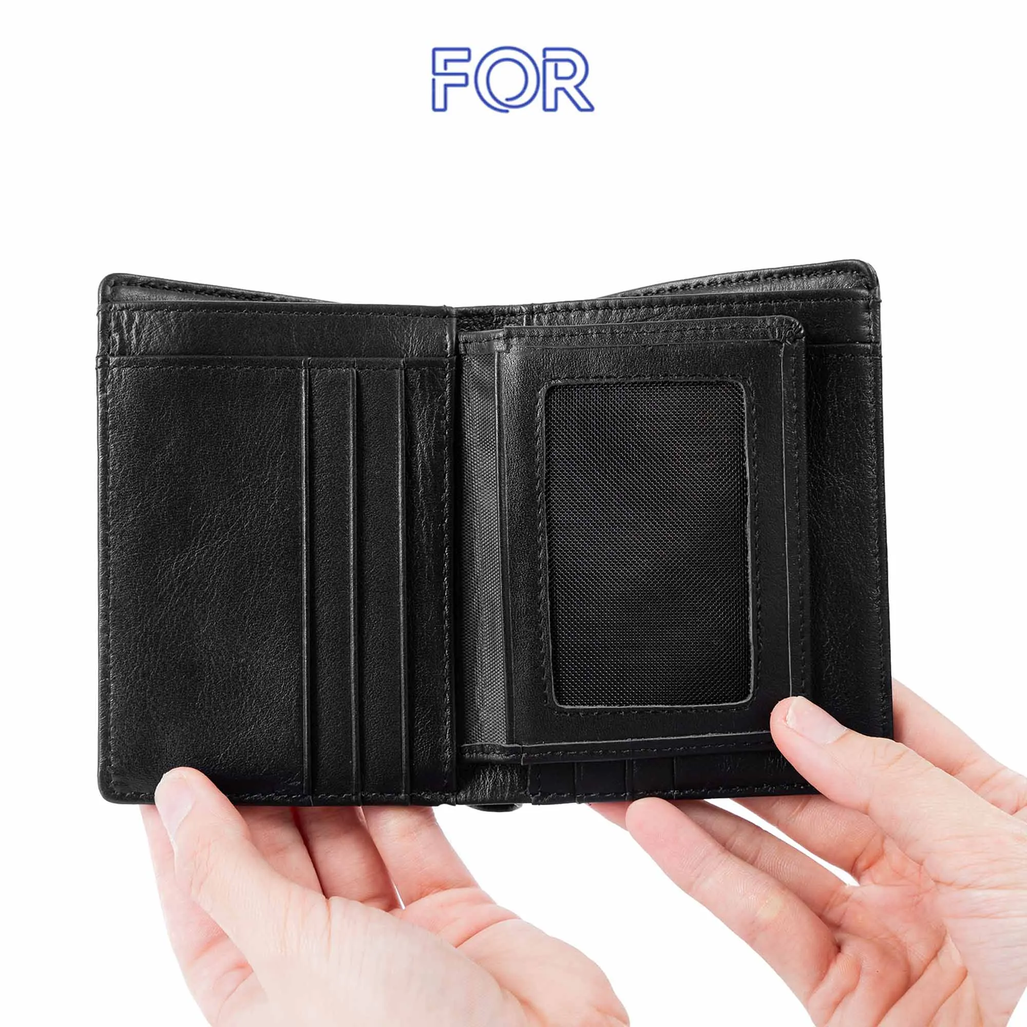 VÍ ĐỨNG DA NAPPA MỘT NGĂN CHÍNH CÓ NGĂN PHỤ V104D-D