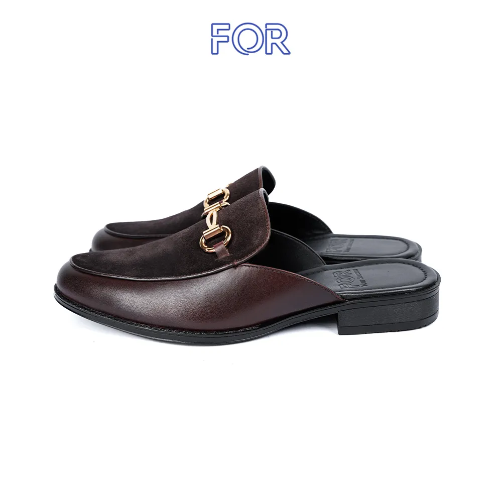 SỤC HORSEBIT MULES PHỐI DA LỘN MÀU NÂU SF04