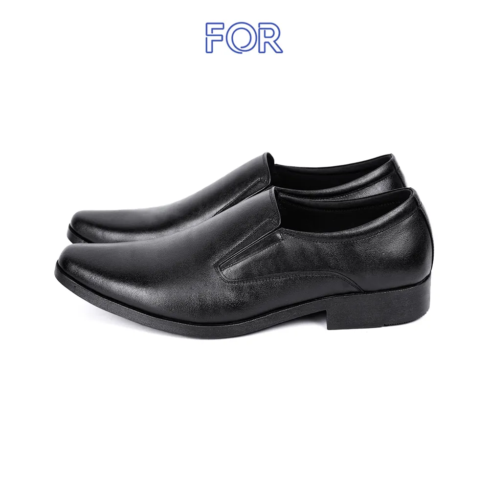 GIÀY LƯỜI NIB LOAFERS DA BÒ VÂN NGANG NLF01