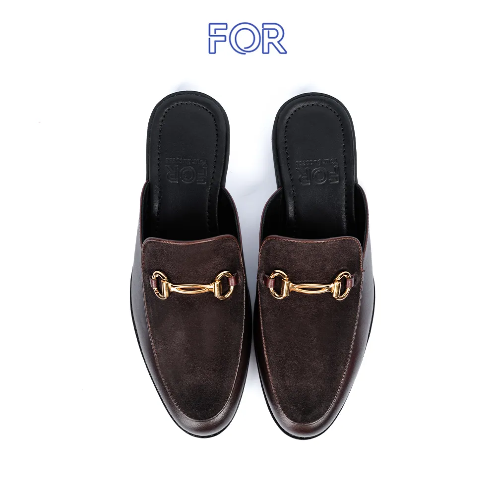 SỤC HORSEBIT MULES PHỐI DA LỘN MÀU NÂU SF04